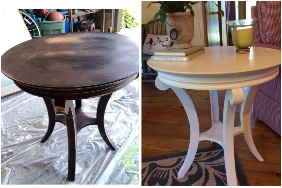 Chalk Painted Side Table