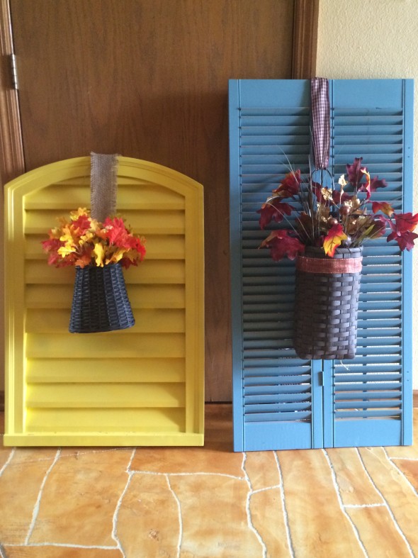 Upcycled Fall Shutters