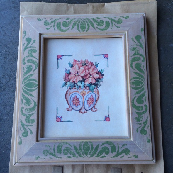 Thrifty Picture Frame